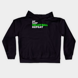 EAT SLEEP VOLLEYBALL REPEAT Kids Hoodie